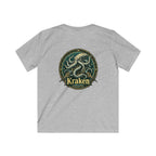 Kids Kraken T-Shirt — Vintage Sea Monster Graphic Tee for Boys & Girls