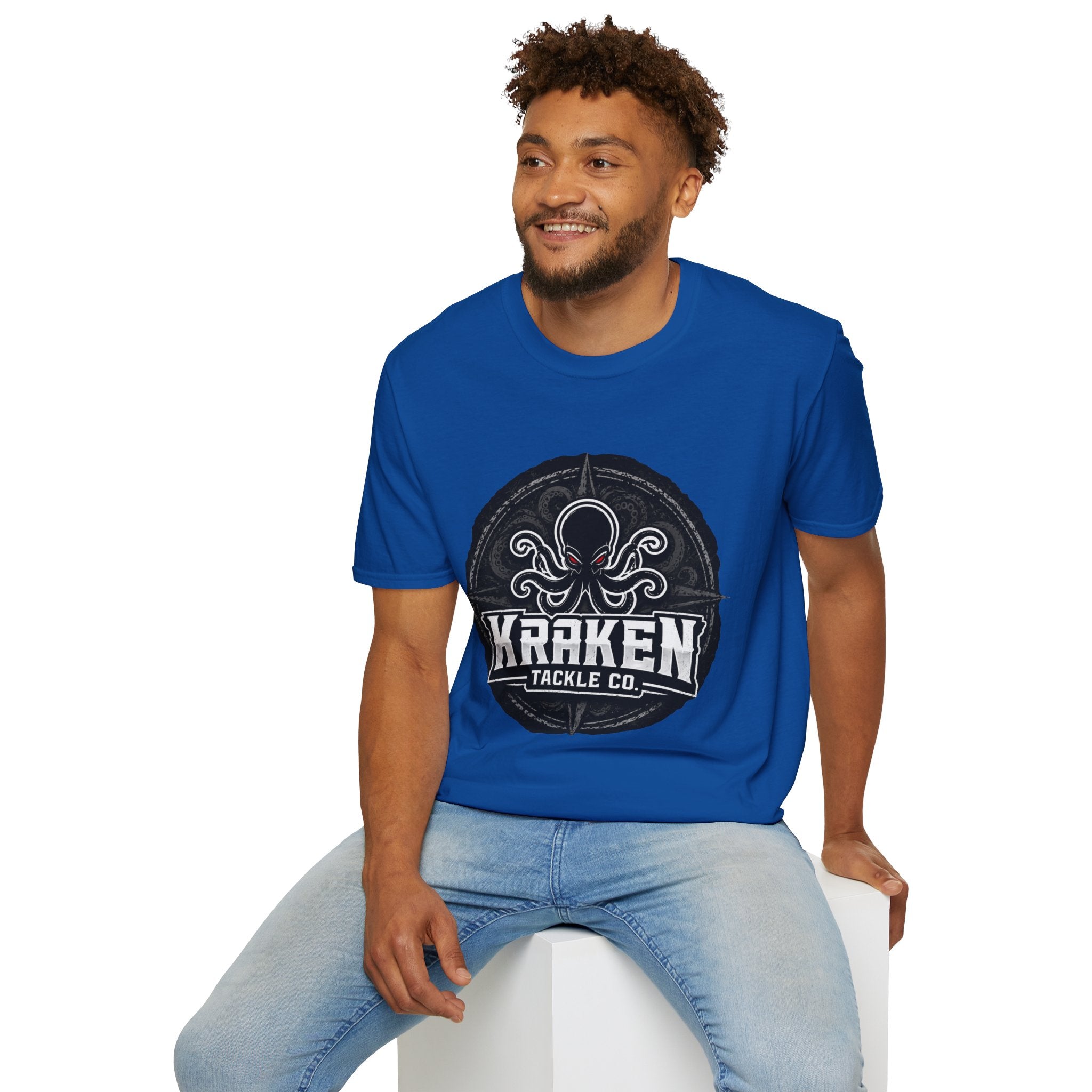 Kraken Tackle Co. Fishing Tee — Octopus Logo T-Shirt