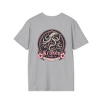 Kraken Floral Pocket T-Shirt — Nautical Octopus Graphic Tee