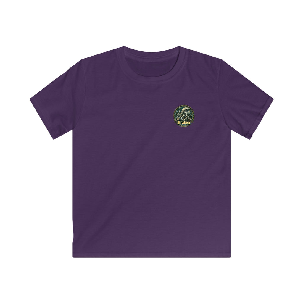 Kids Kraken T-Shirt — Vintage Sea Monster Graphic Tee for Boys & Girls
