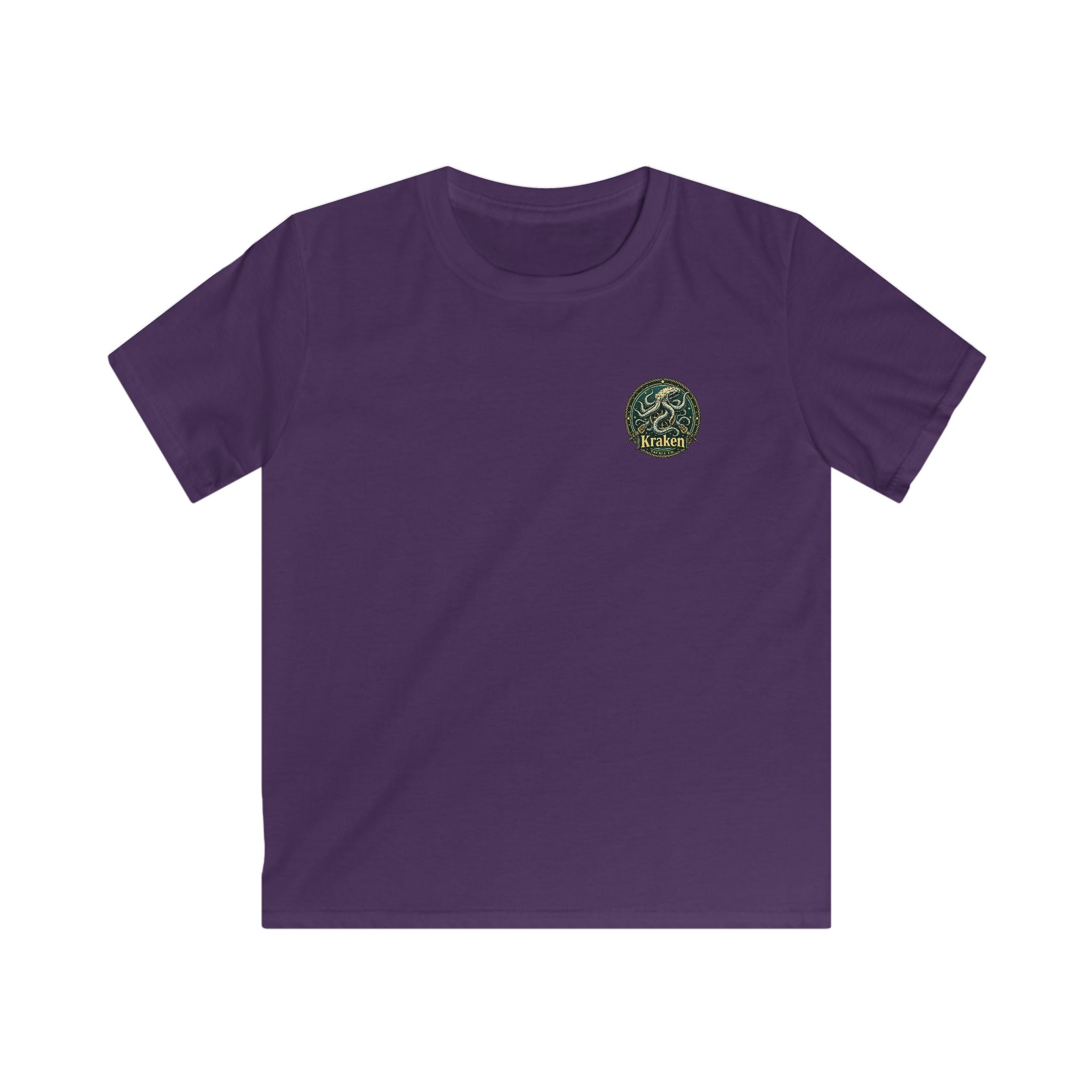 Kids Kraken T-Shirt — Vintage Sea Monster Graphic Tee for Boys & Girls