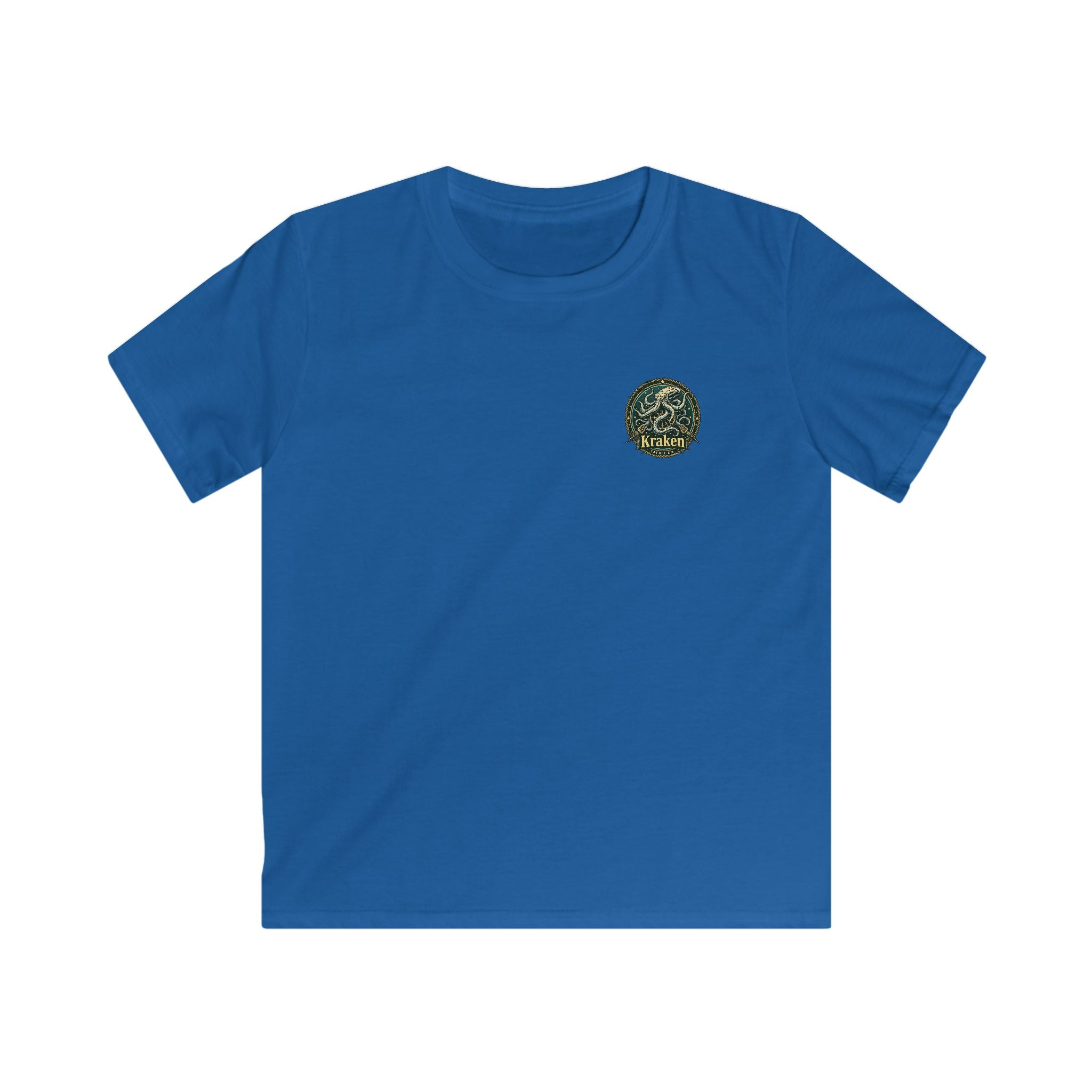 Kids Kraken T-Shirt — Vintage Sea Monster Graphic Tee for Boys & Girls