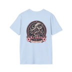 Kraken Floral Pocket T-Shirt — Nautical Octopus Graphic Tee