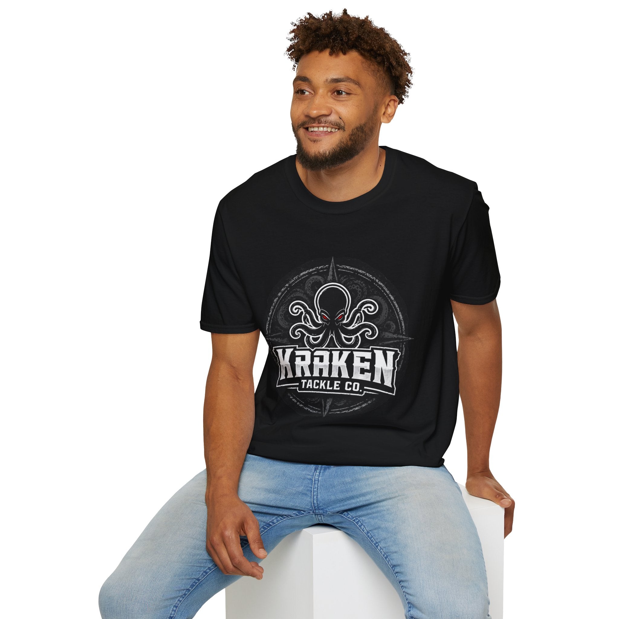 Kraken Tackle Co. Fishing Tee — Octopus Logo T-Shirt