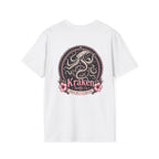 Kraken Floral Pocket T-Shirt — Nautical Octopus Graphic Tee