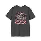 Kraken Floral Pocket T-Shirt — Nautical Octopus Graphic Tee
