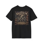 Kraken Emblem Pocket T‑Shirt — Nautical Vintage Octopus Graphic Tee