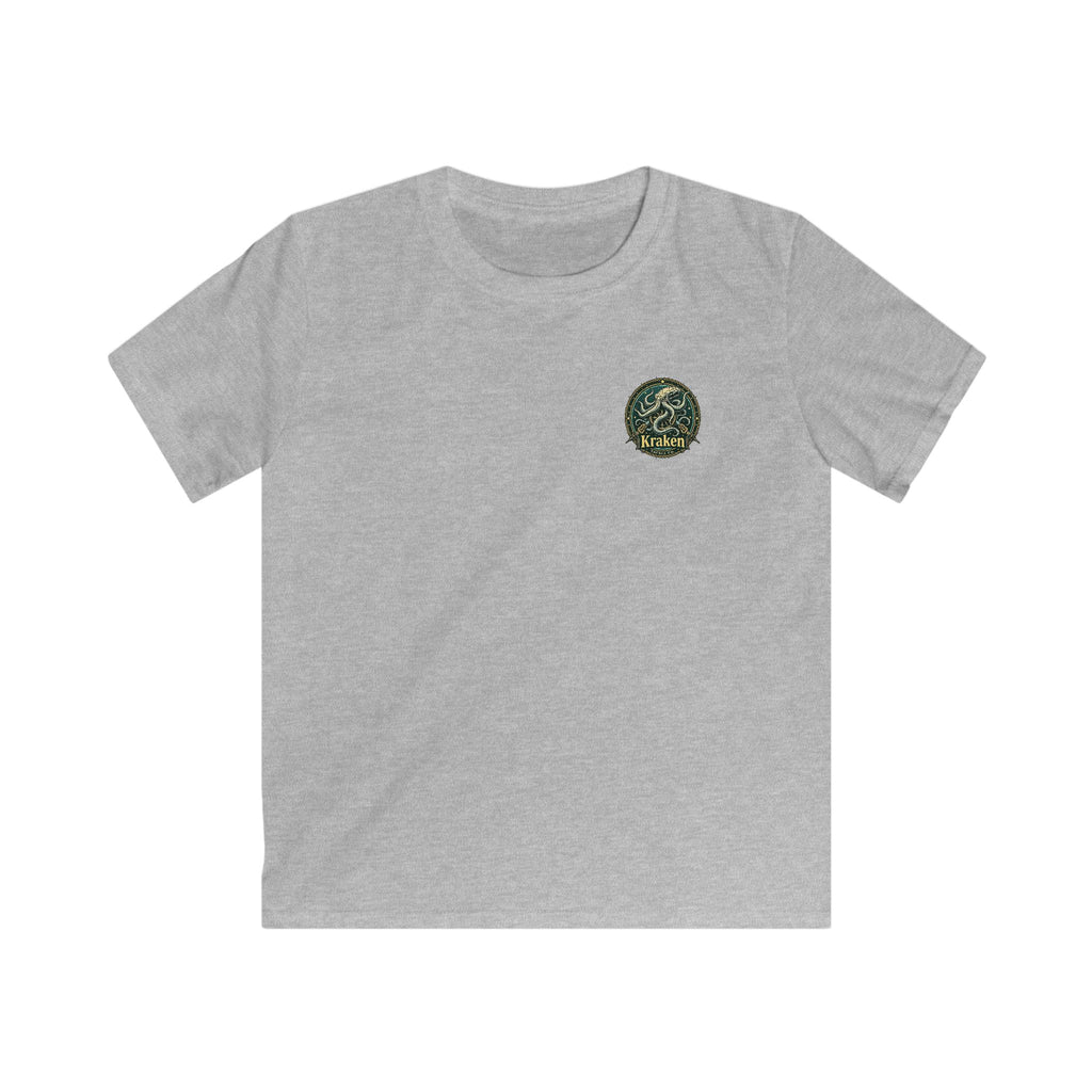 Kids Kraken T-Shirt — Vintage Sea Monster Graphic Tee for Boys & Girls
