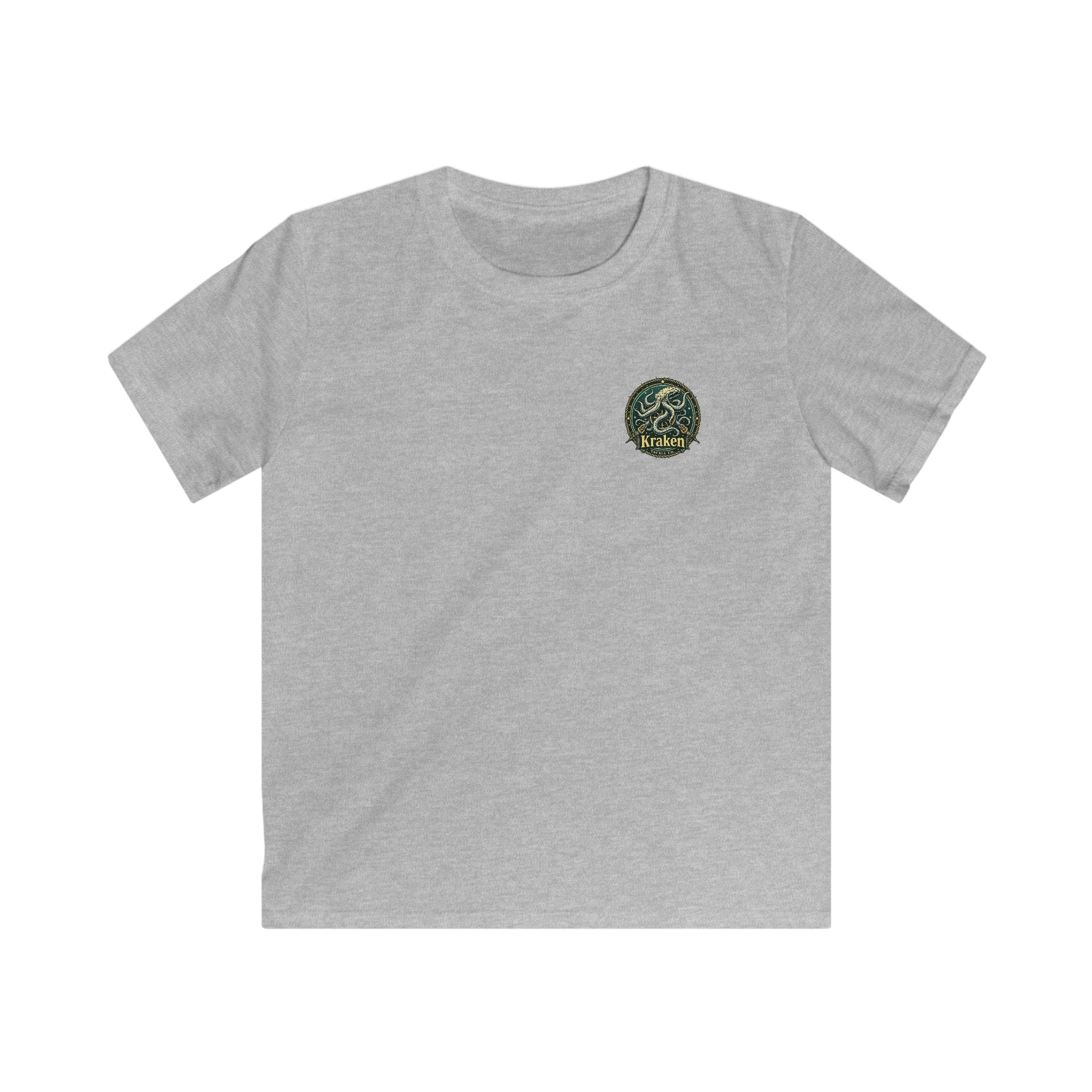 Kids Kraken T-Shirt — Vintage Sea Monster Graphic Tee for Boys & Girls