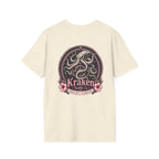 Kraken Floral Pocket T-Shirt — Nautical Octopus Graphic Tee
