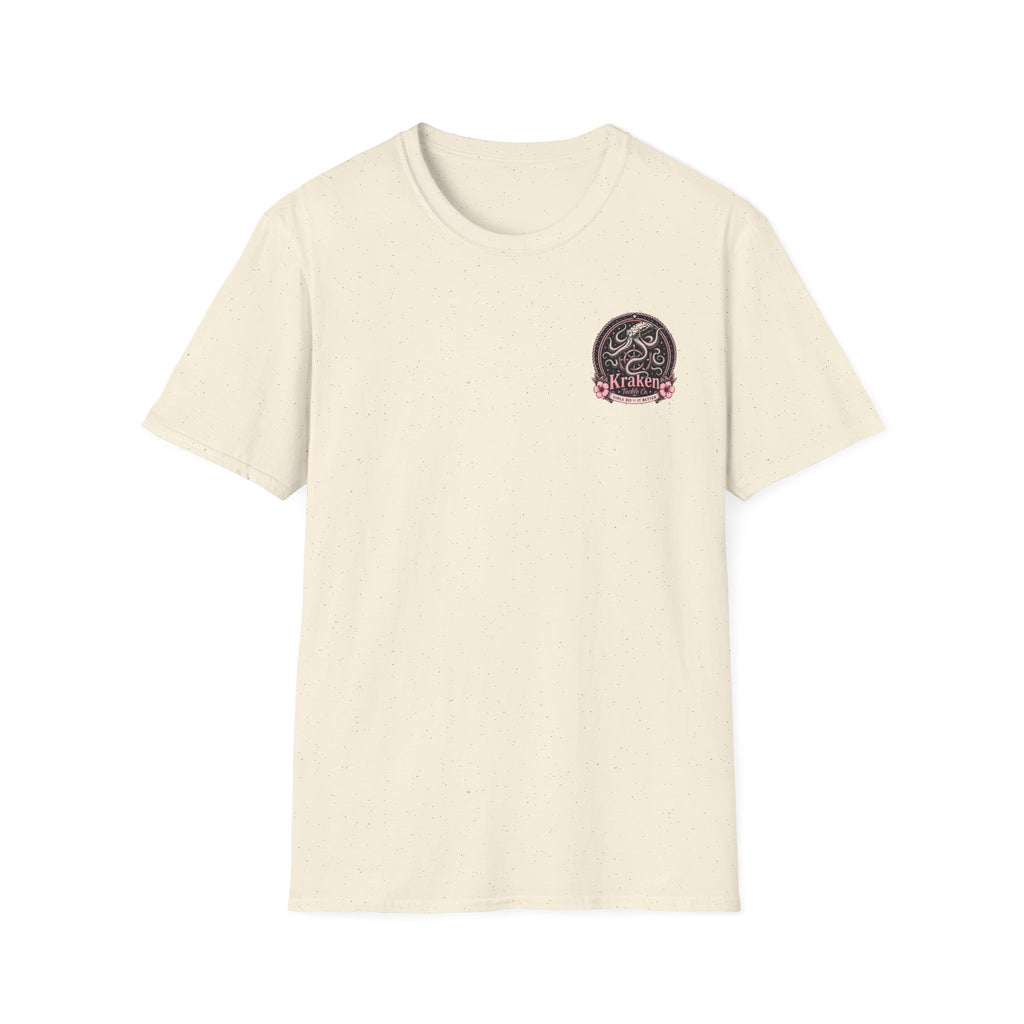 Kraken Floral Pocket T-Shirt — Nautical Octopus Graphic Tee