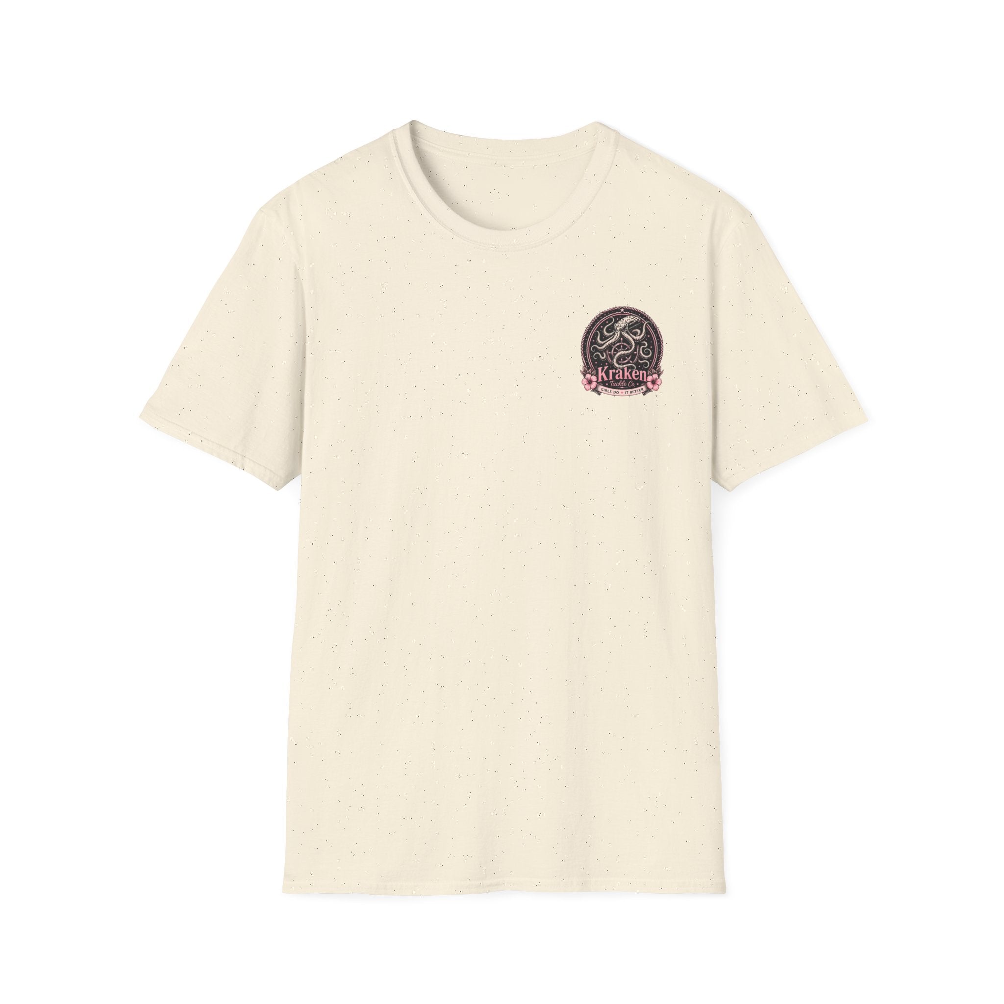 Kraken Floral Pocket T-Shirt — Nautical Octopus Graphic Tee