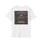 Kraken Octopus Pocket T-Shirt — Vintage Nautical Sea Monster Tee