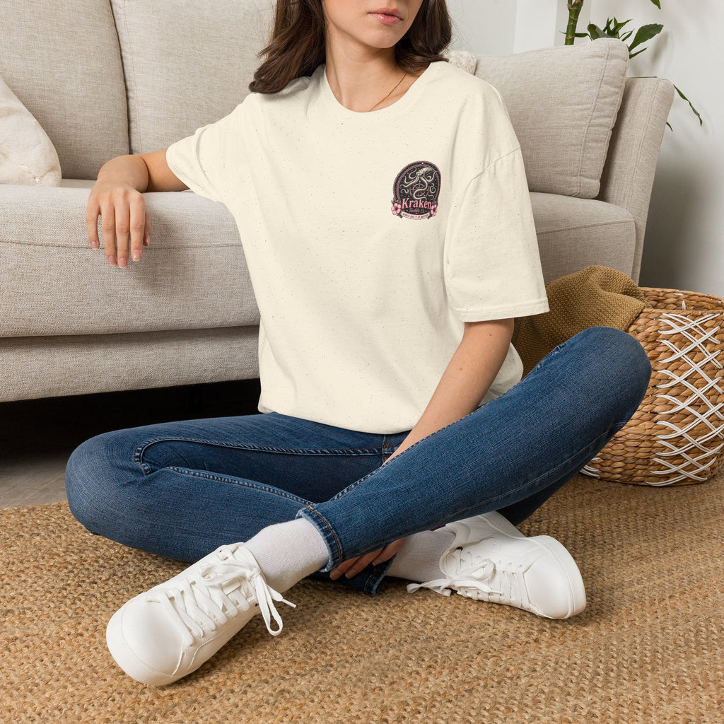 Kraken Floral Pocket T-Shirt — Nautical Octopus Graphic Tee