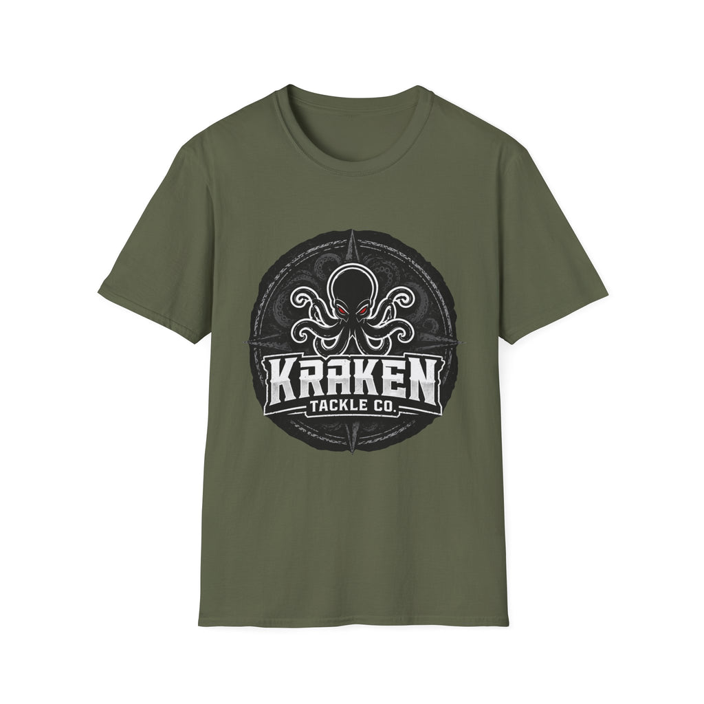 Kraken Tackle Co. Fishing Tee — Octopus Logo T-Shirt