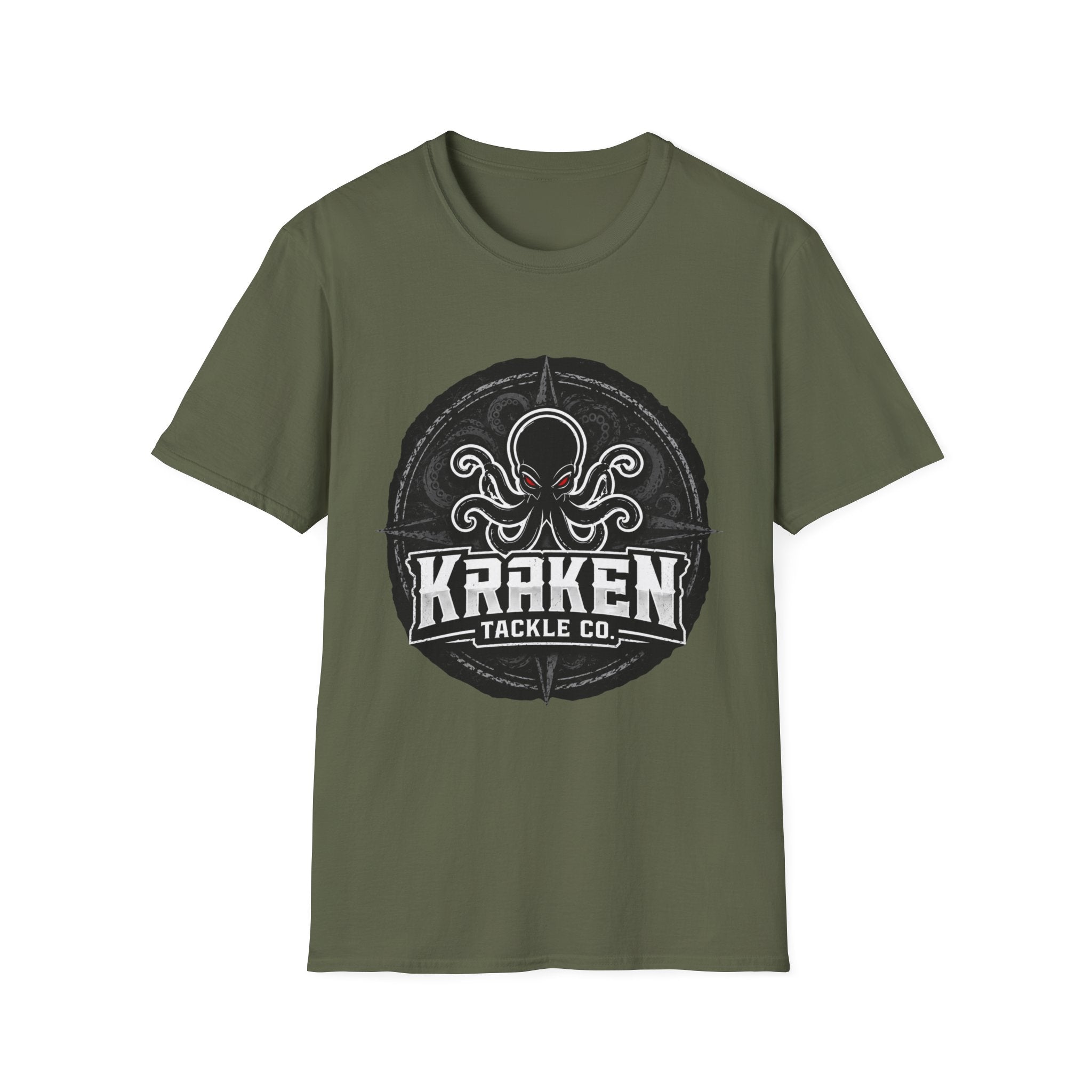 Kraken Tackle Co. Fishing Tee — Octopus Logo T-Shirt