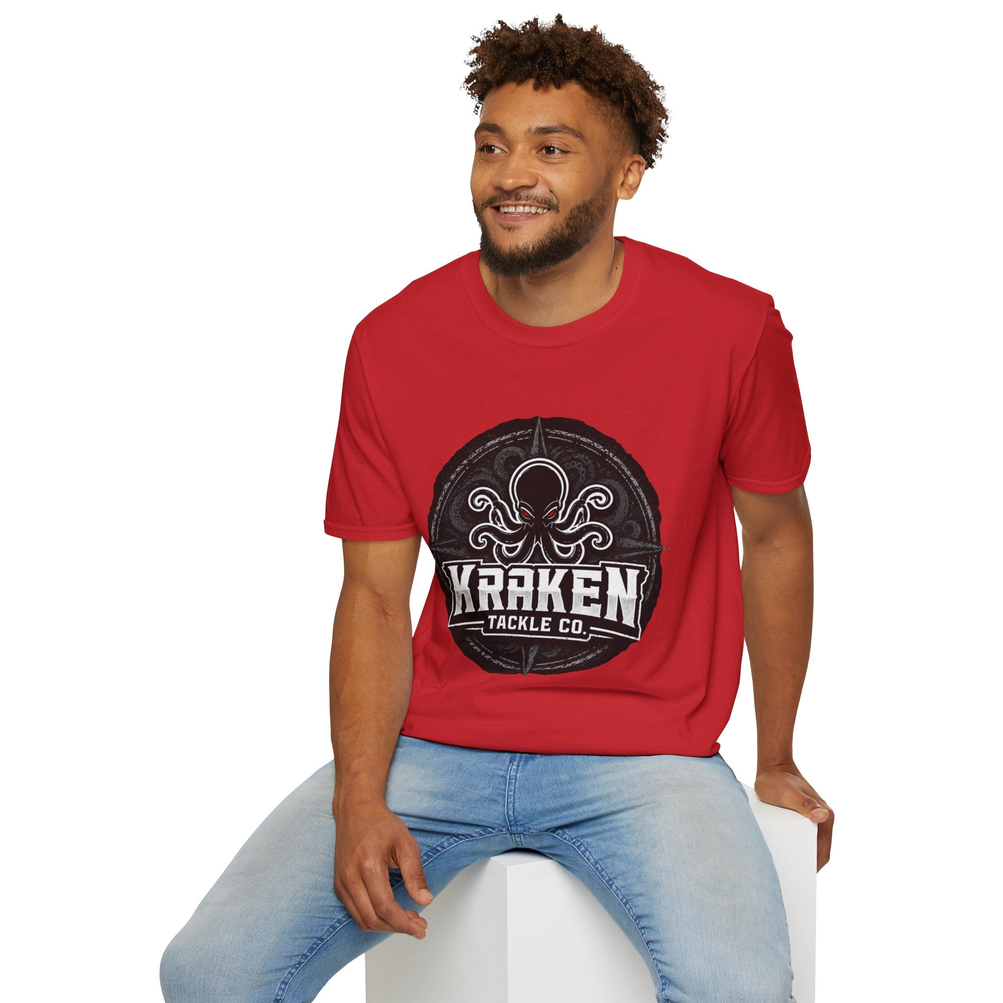 Kraken Tackle Co. Fishing Tee — Octopus Logo T-Shirt