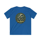Kids Kraken T-Shirt — Vintage Sea Monster Graphic Tee for Boys & Girls