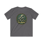 Kids Kraken T-Shirt — Vintage Sea Monster Graphic Tee for Boys & Girls