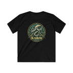 Kids Kraken T-Shirt — Vintage Sea Monster Graphic Tee for Boys & Girls