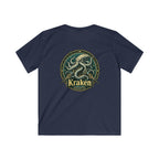 Kids Kraken T-Shirt — Vintage Sea Monster Graphic Tee for Boys & Girls