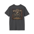 Kraken Emblem Pocket T‑Shirt — Nautical Vintage Octopus Graphic Tee